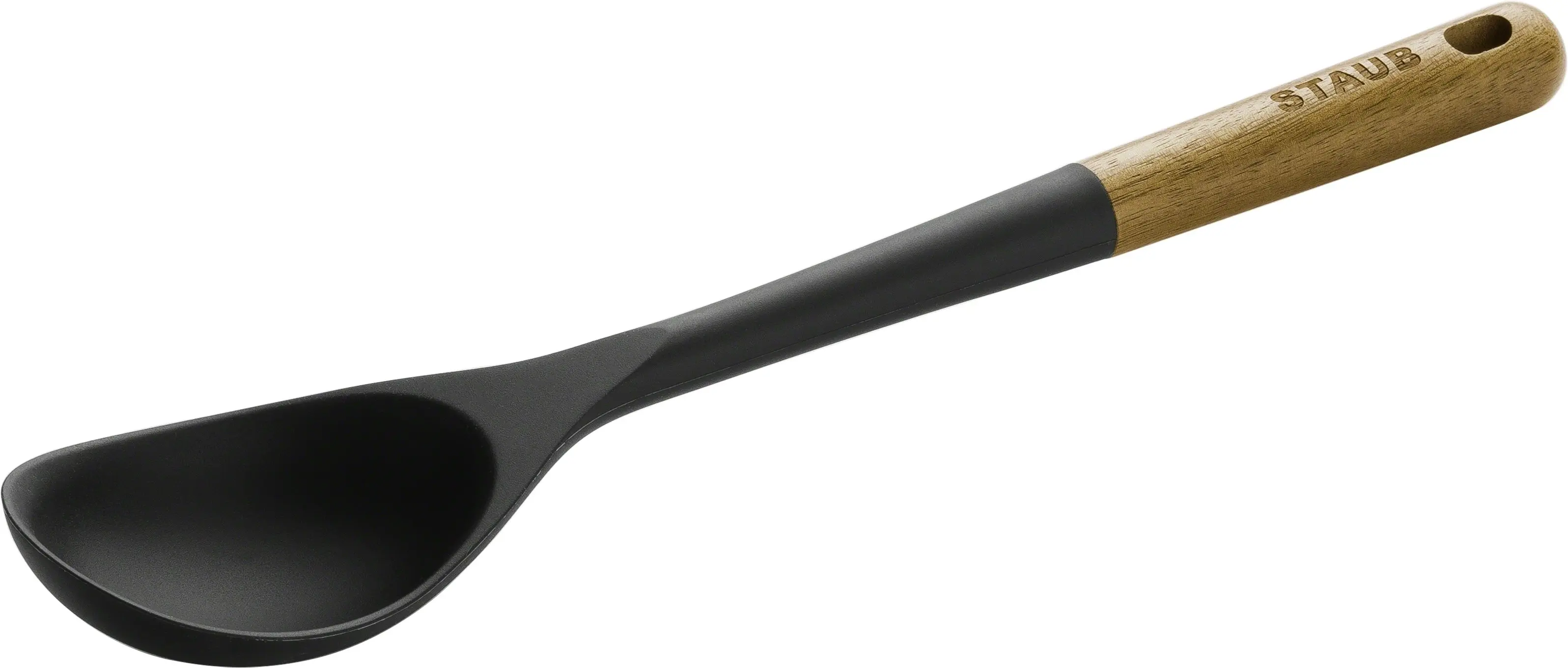 Staub Lžíce servírovací silikonová, s dřevěnou rukojetí, 31 cm 1003595