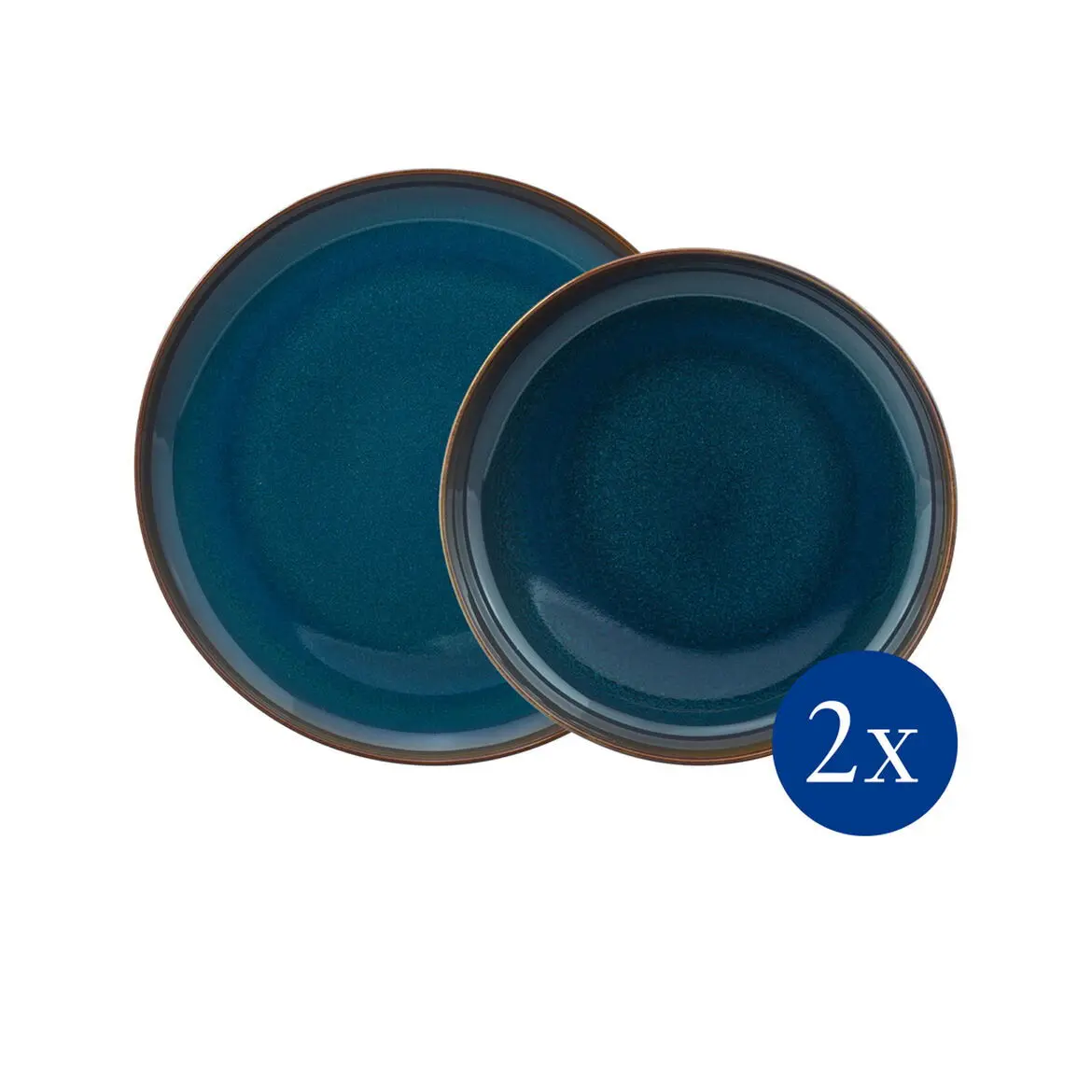 Villeroy & Boch Jídelní sada talířů Crafted Denim, 4 ks 19-5168-8547