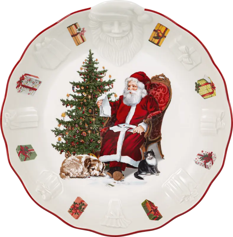 Villeroy & Boch Toy‘s Fantasy 2021 mísa s reliéfem Santy, 24 x 25 cm 14-8332-3614