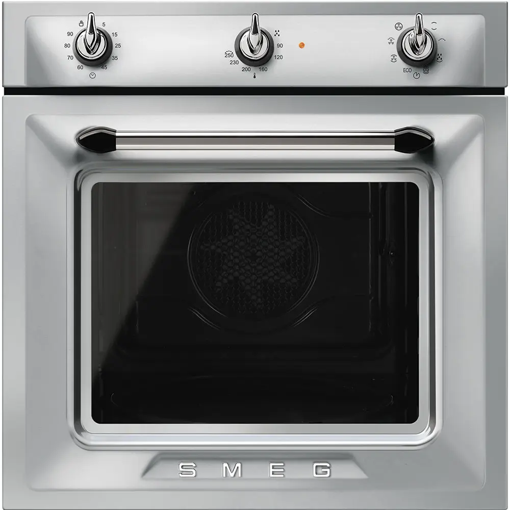 Smeg Vestavná horkovzdušná trouba Victoria SF6905, parní čistění, nerezová SF6905X1