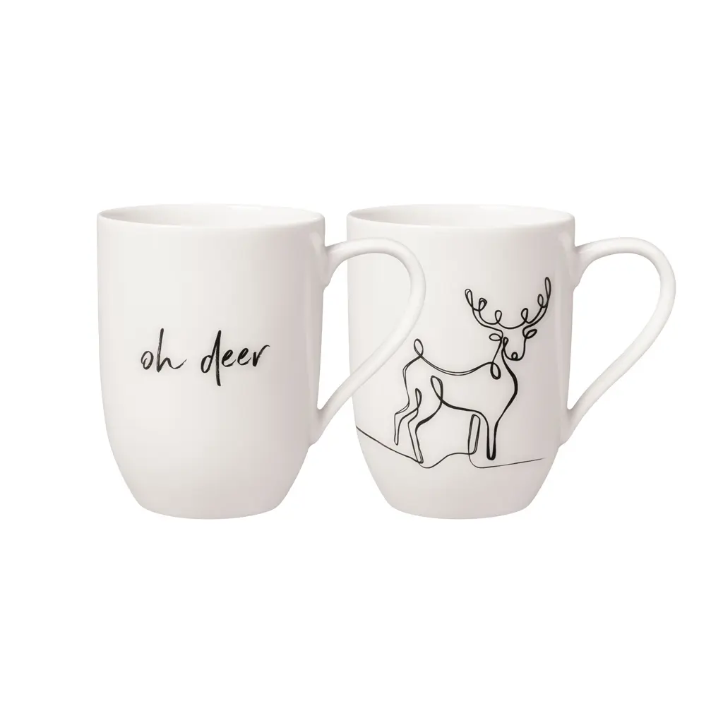 Villeroy & Boch Sada dvou hrnků Statement XMAS sob, 0,34 l 10-1621-8405