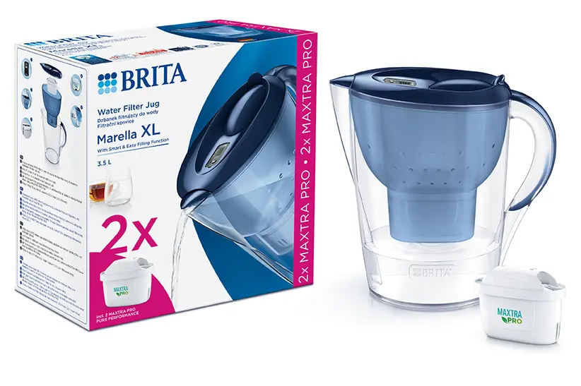 konvice Brita Marella XL 3,5l modrá + 2x MX Pro PO 2024