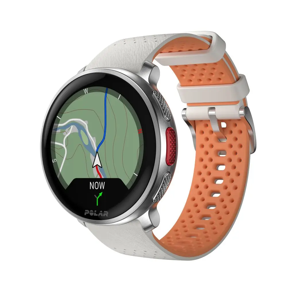 Polar Multisportovní hodinky Vantage V3, velikost S-L, bílo-oranžová 900108893