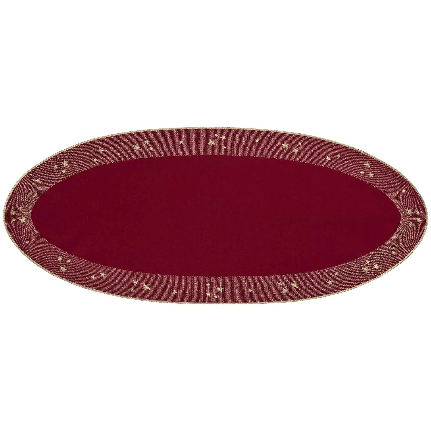 Sander Ubrus oválný / prostírání Starlight, 36 x 88 cm, burgundy 826957-26