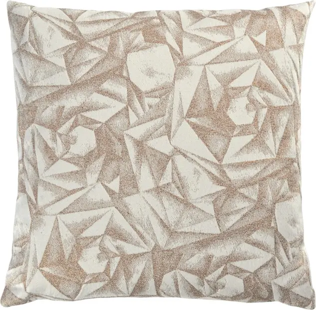 Sander Žakárový povlak na polštář Diamanti, 50 x 50 cm, ecru/copper 885088-33
