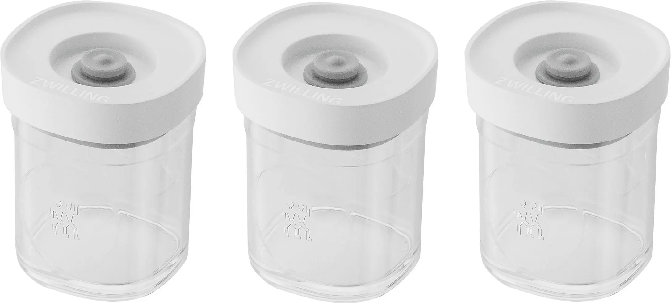 Zwilling Vakuovací dózy Fresh & Save Cube, plastové, velikost XS, 0,12 l, 3 ks 1025149