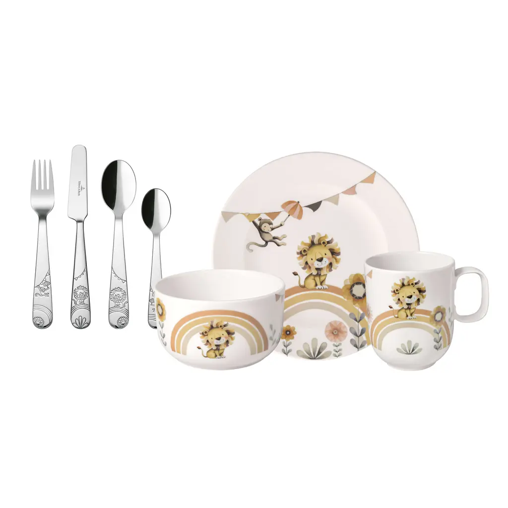 Villeroy & Boch Dětská jídelní sada Roar like a Lion, 7 ks 14-8673-8435