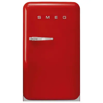 Smeg Chladnička "Home Bar", 135l otvívání pravé, červená FAB10HRRD6