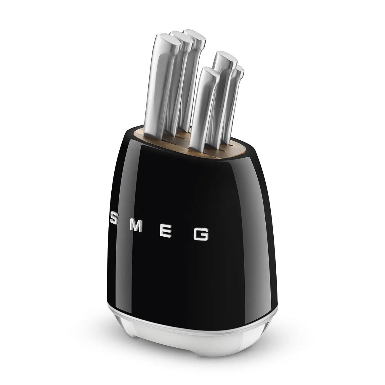 Smeg Blok s noži, 6 ks černá KBSF02BL