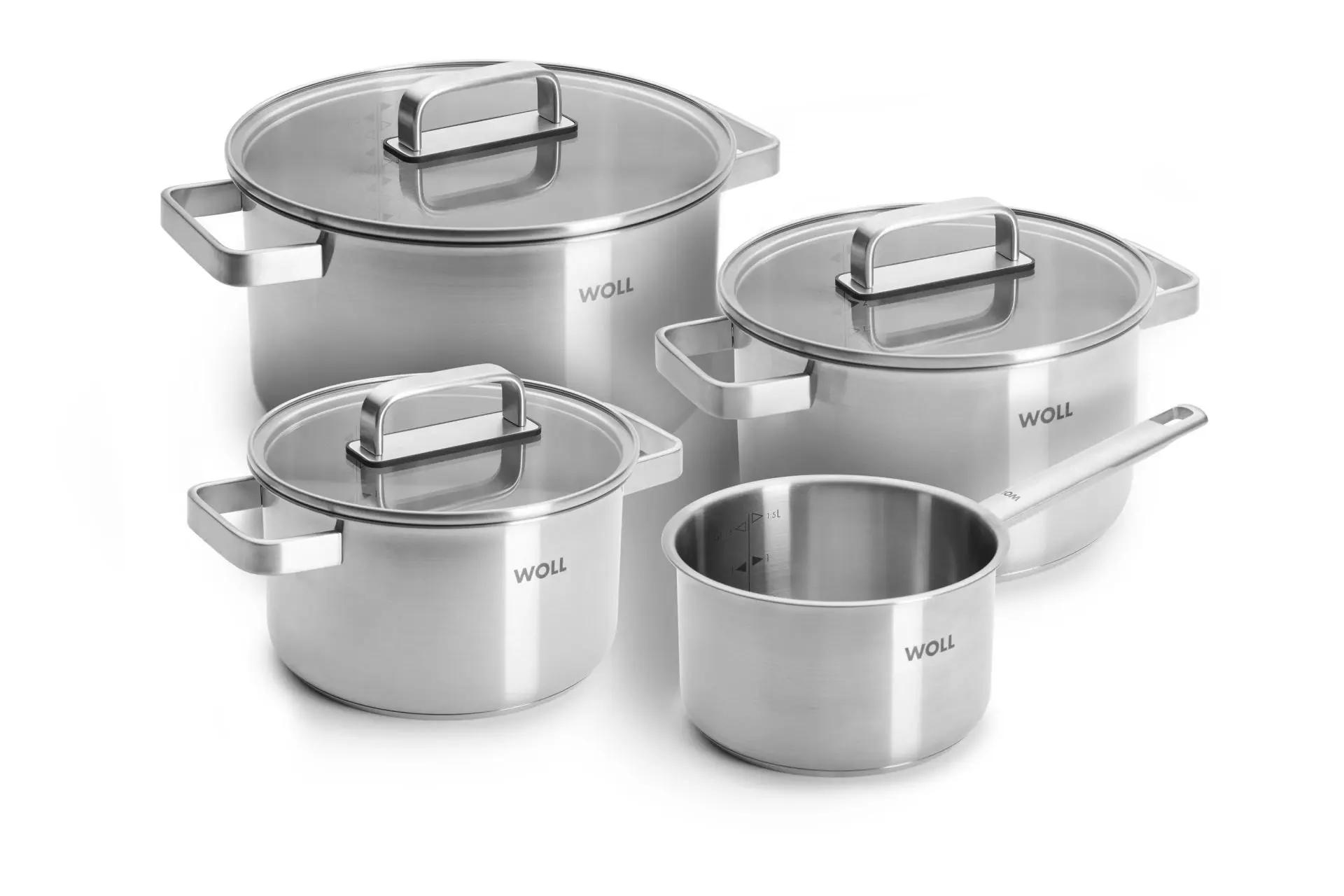 Woll Sada nerezového nádobí, kolekce Steel, 7 ks ST-SET002