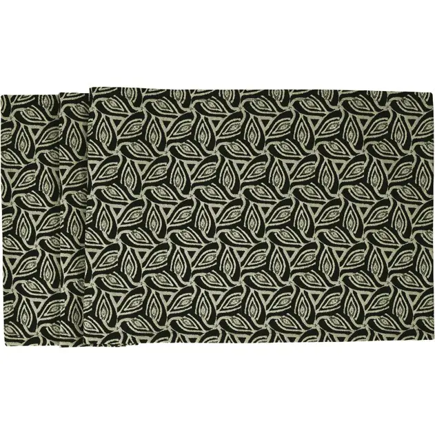 Sander Žakárový běhoun na stůl Lanika, 40 x 100 cm, black/beige 522168-39