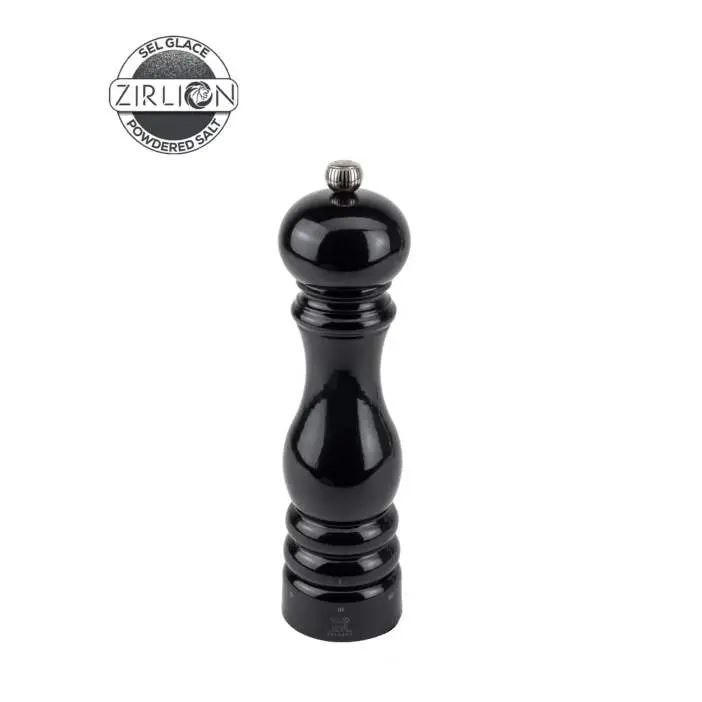 Peugeot Dřevěný mlýnek Paris na sůl u’Select Zirlion, 22 cm, černý lak 2373700