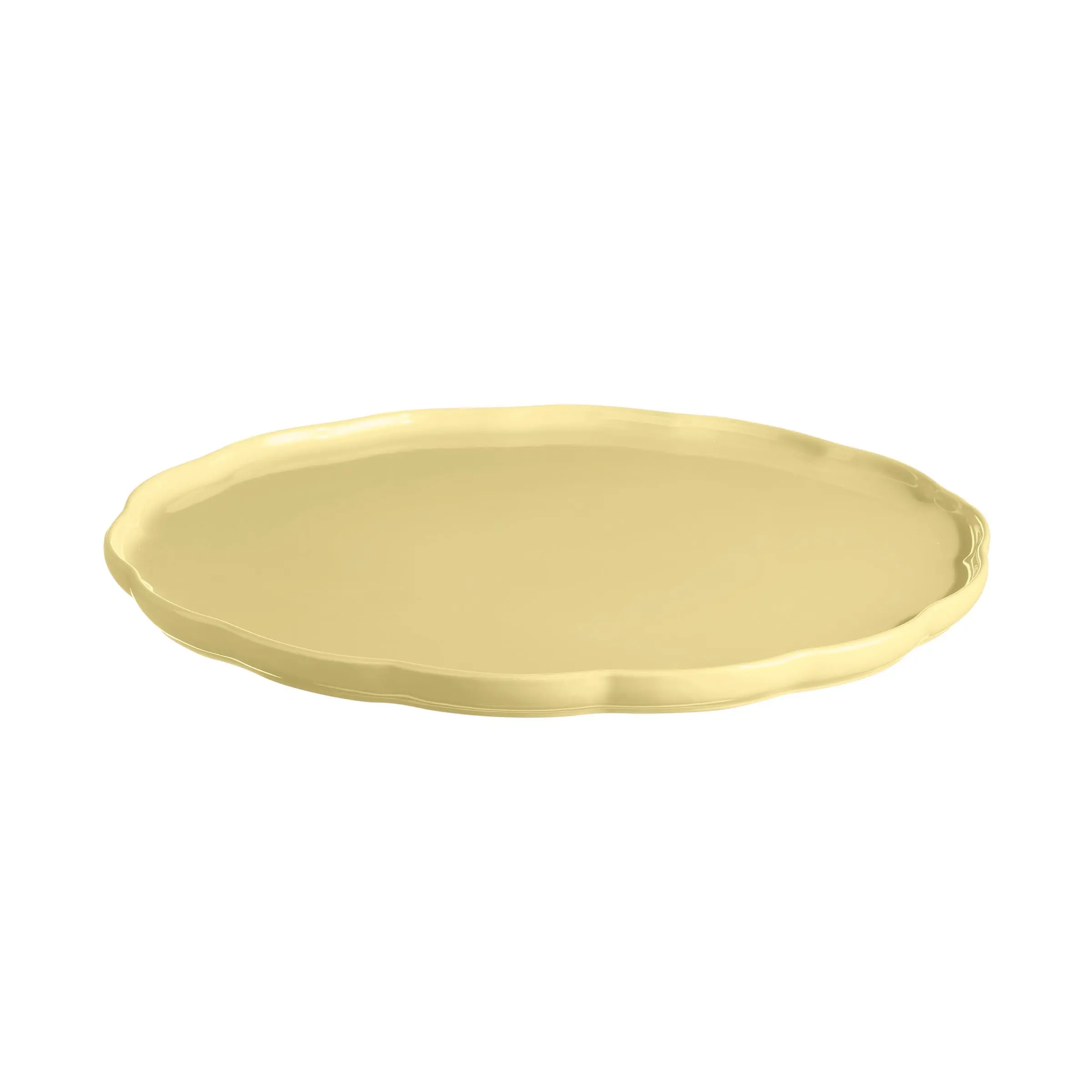 Emile Henry Keramický servírovací podnos Madeleine, Ø 31 cm, vanilková 898953