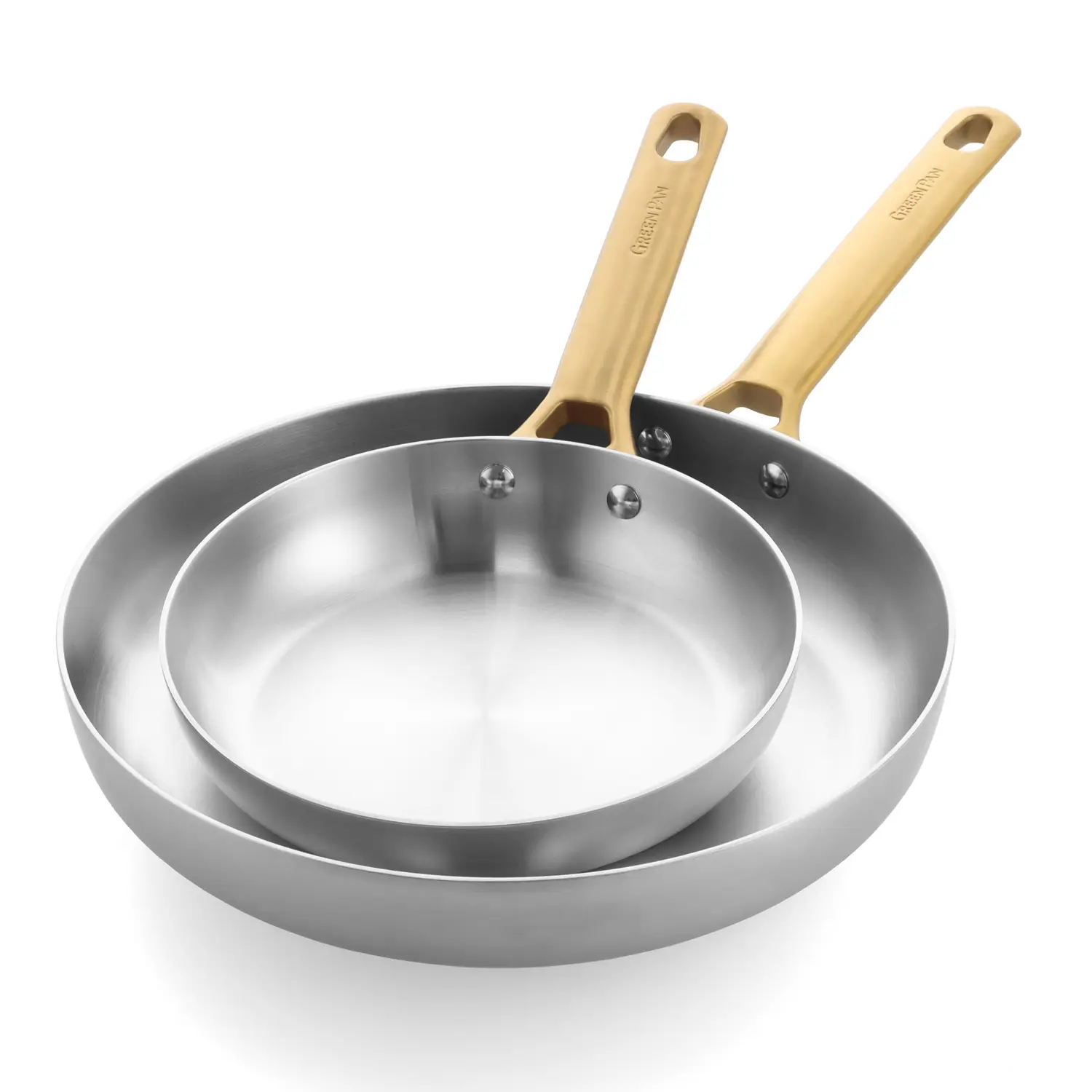 GreenPan Sada 2 nerezových pánví Padova, 20 + 28 cm CC010167-001