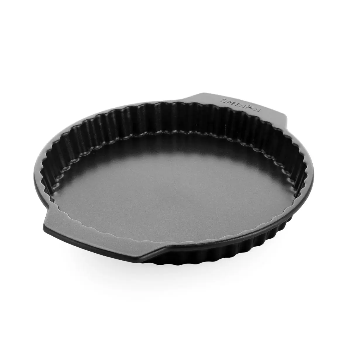 GreenPan Koláčová forma na quiche s nepřilnavýn povrchem, Bistro, Ø 28 cm, černá CC007769-001