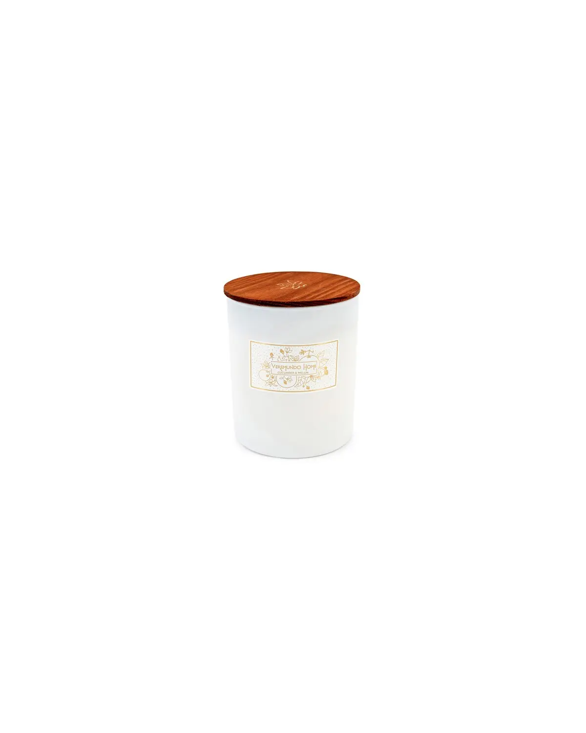 VEREMUNDO HOME Vonná svíčka Paris Cucumber Melon, 230 g, bílá 10105