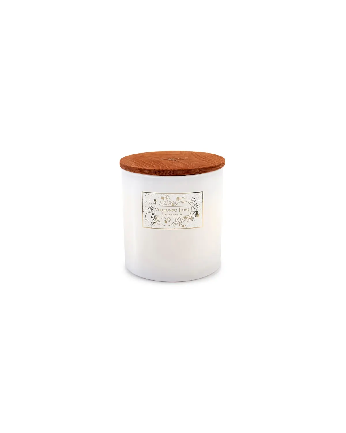 VEREMUNDO HOME Vonná svíčka Paris Black Vanilla, 230 g, bílá 10106