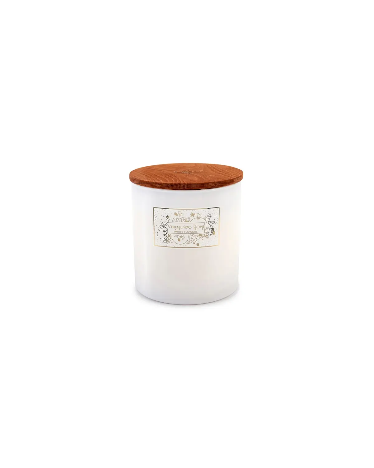 VEREMUNDO HOME Vonná svíčka Paris White Flowers, 680 g, bílá 16188