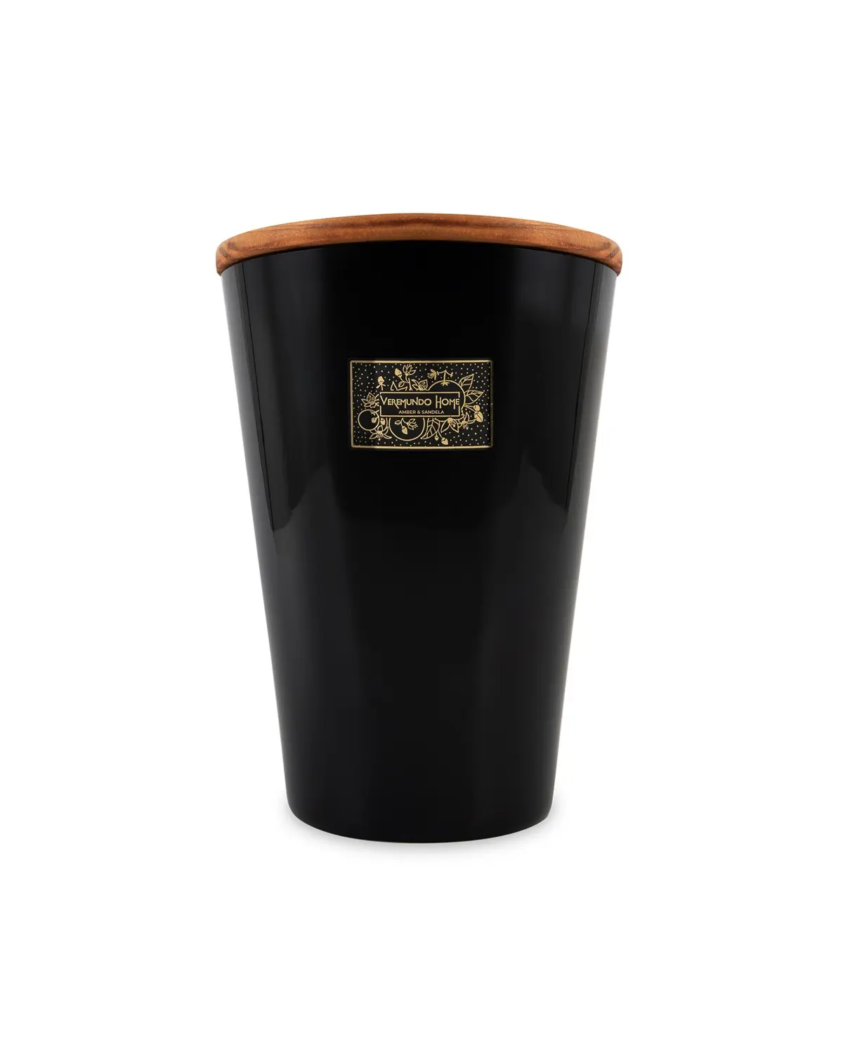 VEREMUNDO HOME Vonná svíčka Paris Amber Santal, 3,45 kg, černá 16225