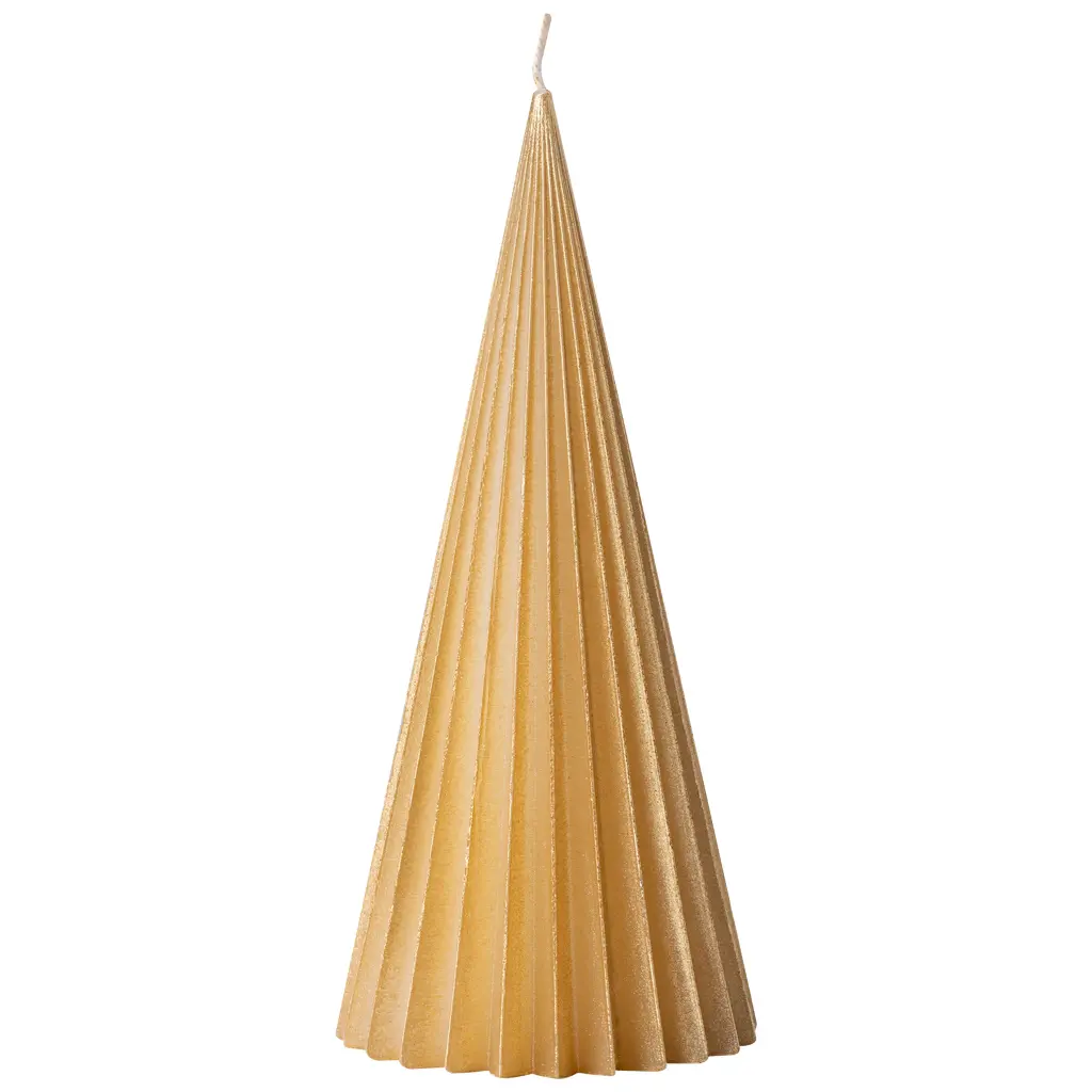 Villeroy & Boch Zlatá svíčka ve tvaru stromečku Christmas Chic, 20 cm 14-8677-7430