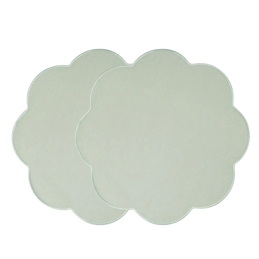 Villeroy & Boch Látkové ubrousky ve tvaru květu Fleur Vert, Ø 40 cm, 2 ks 10-1722-6095