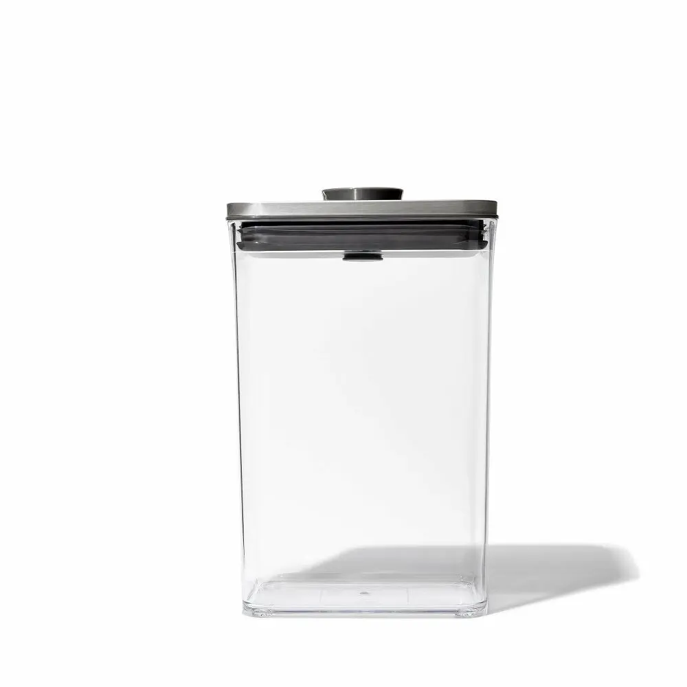 OXO Dóza na potraviny Steel POP s nerezovým víkem, obdélník, 2,6 l 3118700