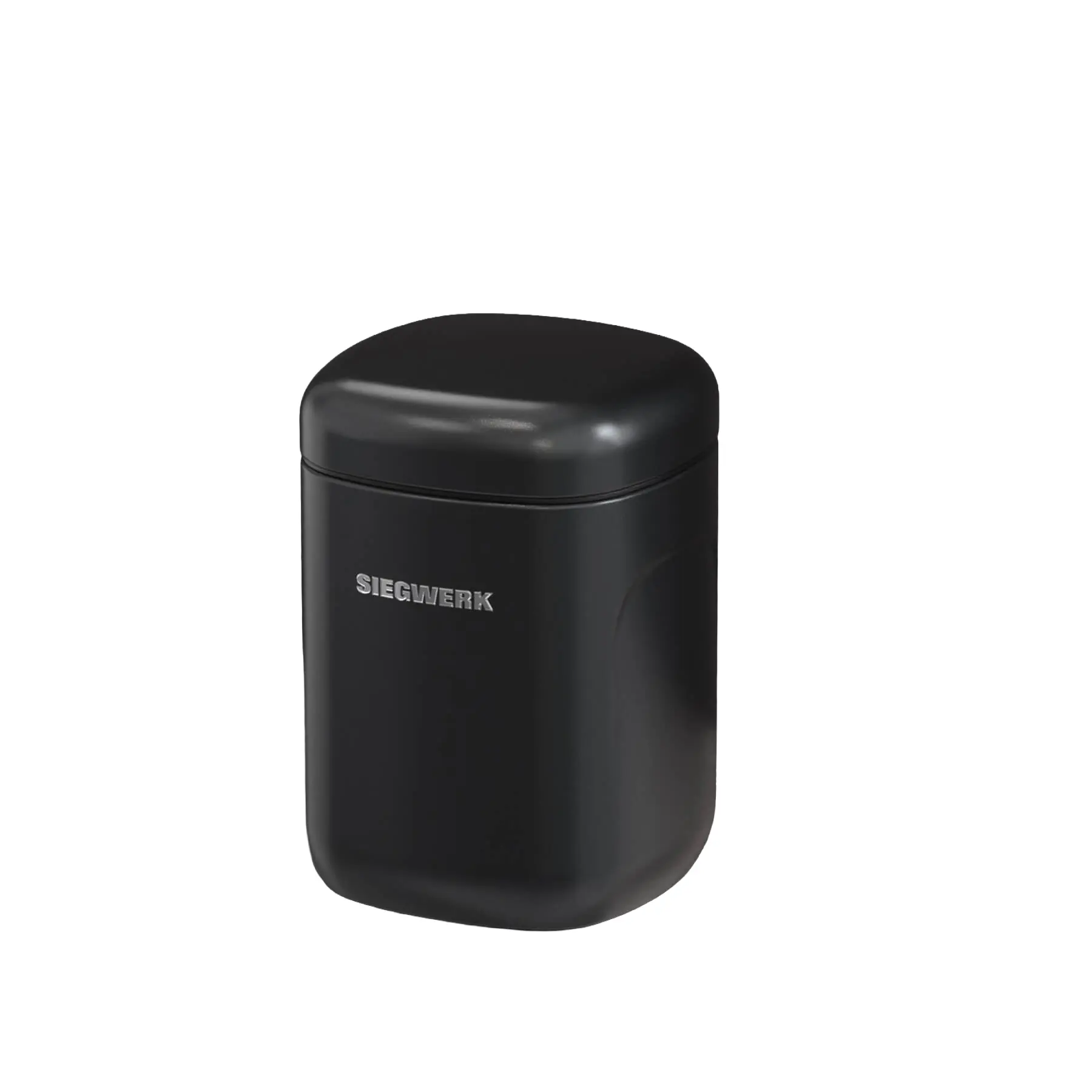 SIEGWERK Dóza na potraviny, velikost M, 1,25 l, černá VD-100-M-BLK