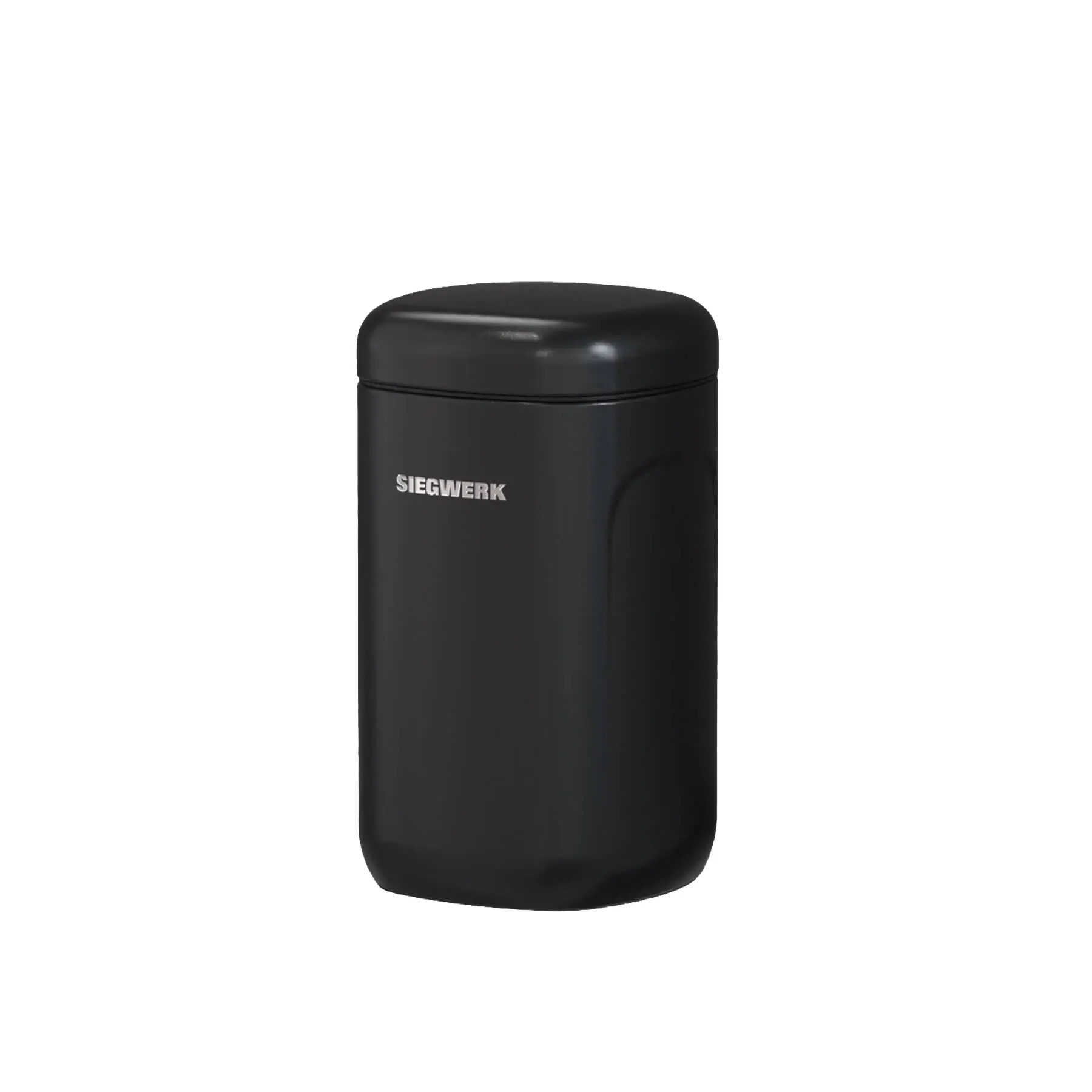 SIEGWERK Dóza na potraviny, velikost L, 1,7 l, černá VD-100-L-BLK