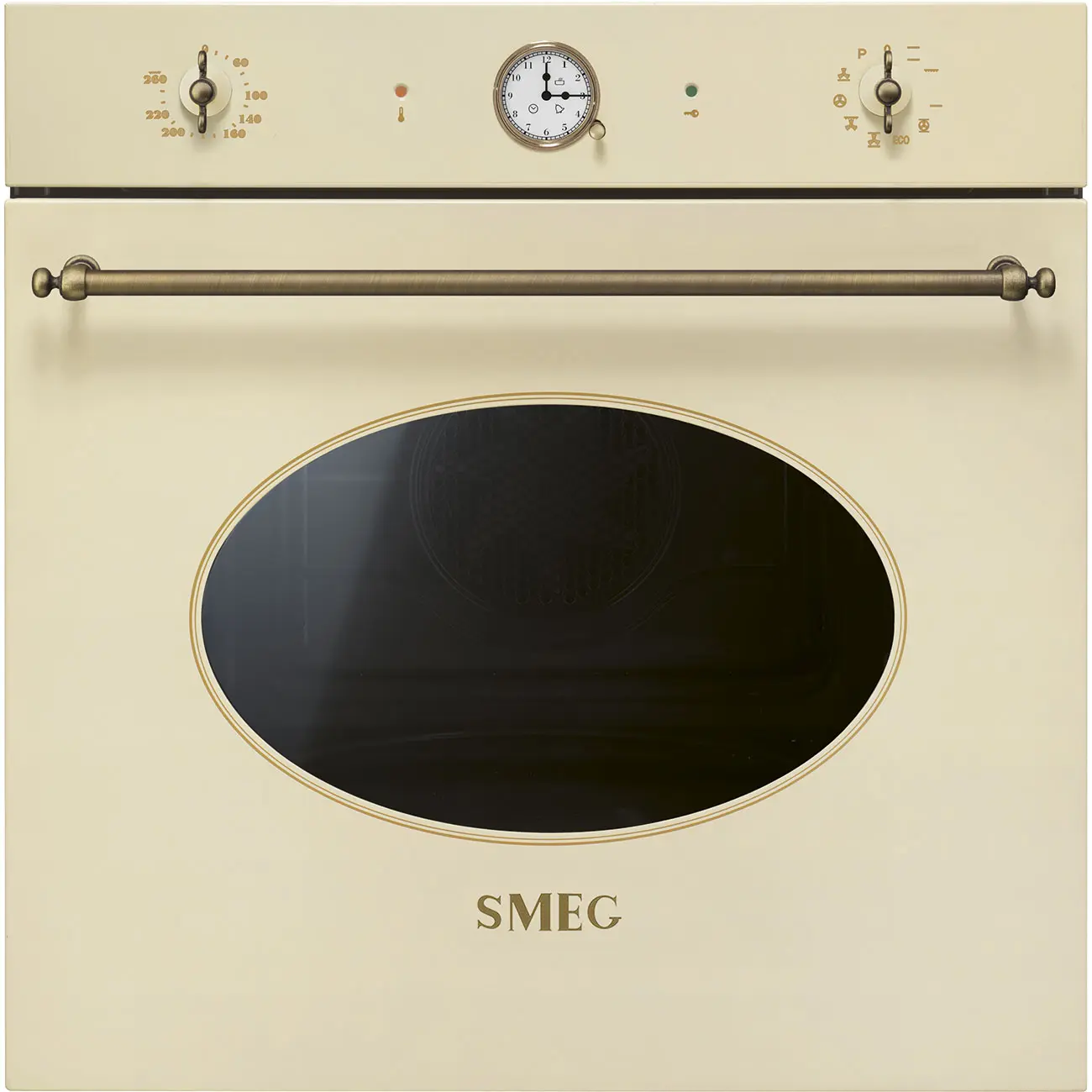 Smeg SMEG, vest. trouba SFP68C1T, ř.Coloniale, 60cm, objem 72 l, 9 funkcí, en.třída A, krémová SFP68C1TPO