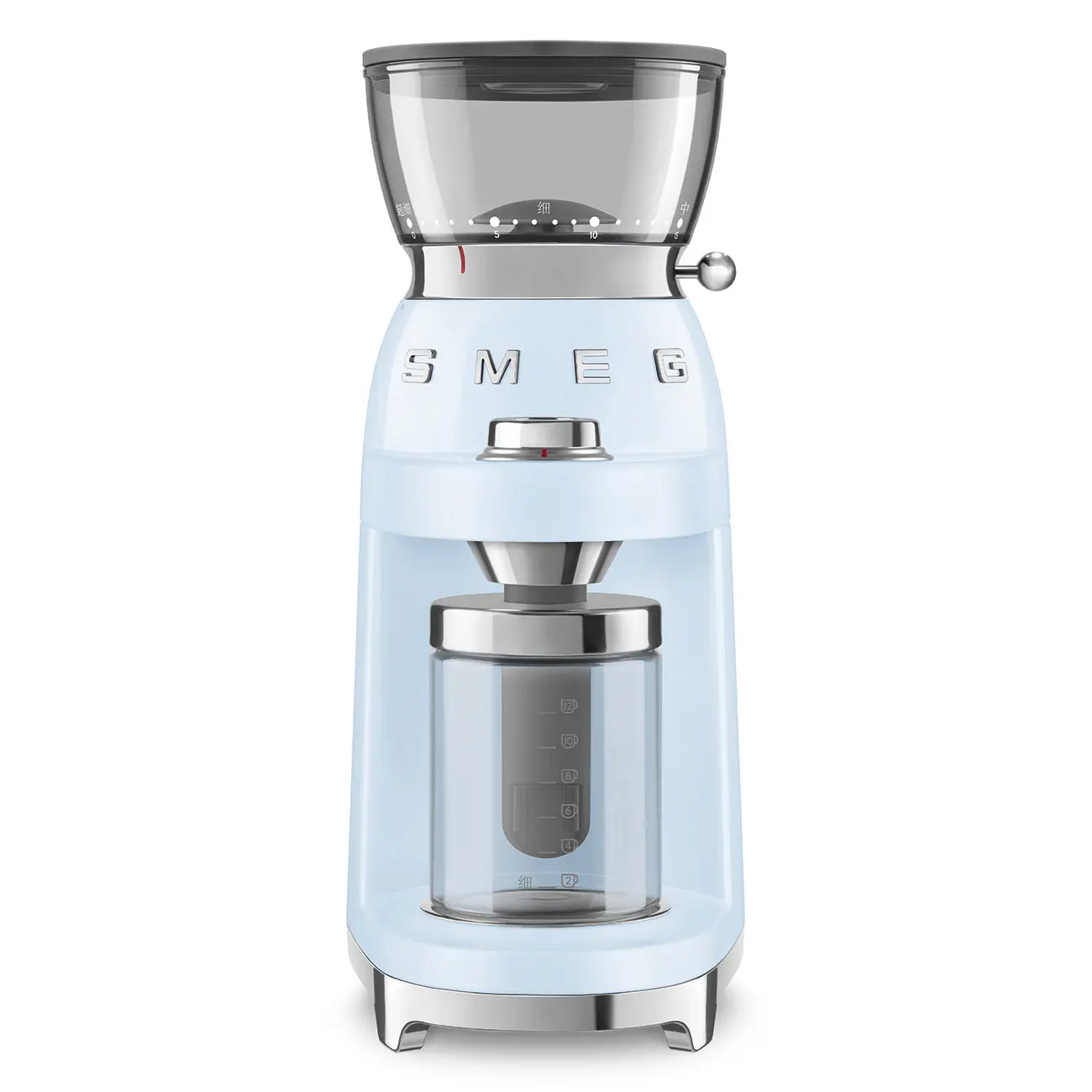 Smeg Mlýnek na kávu 50's Retro, CGF03, pastelově modrá CGF03PBEU