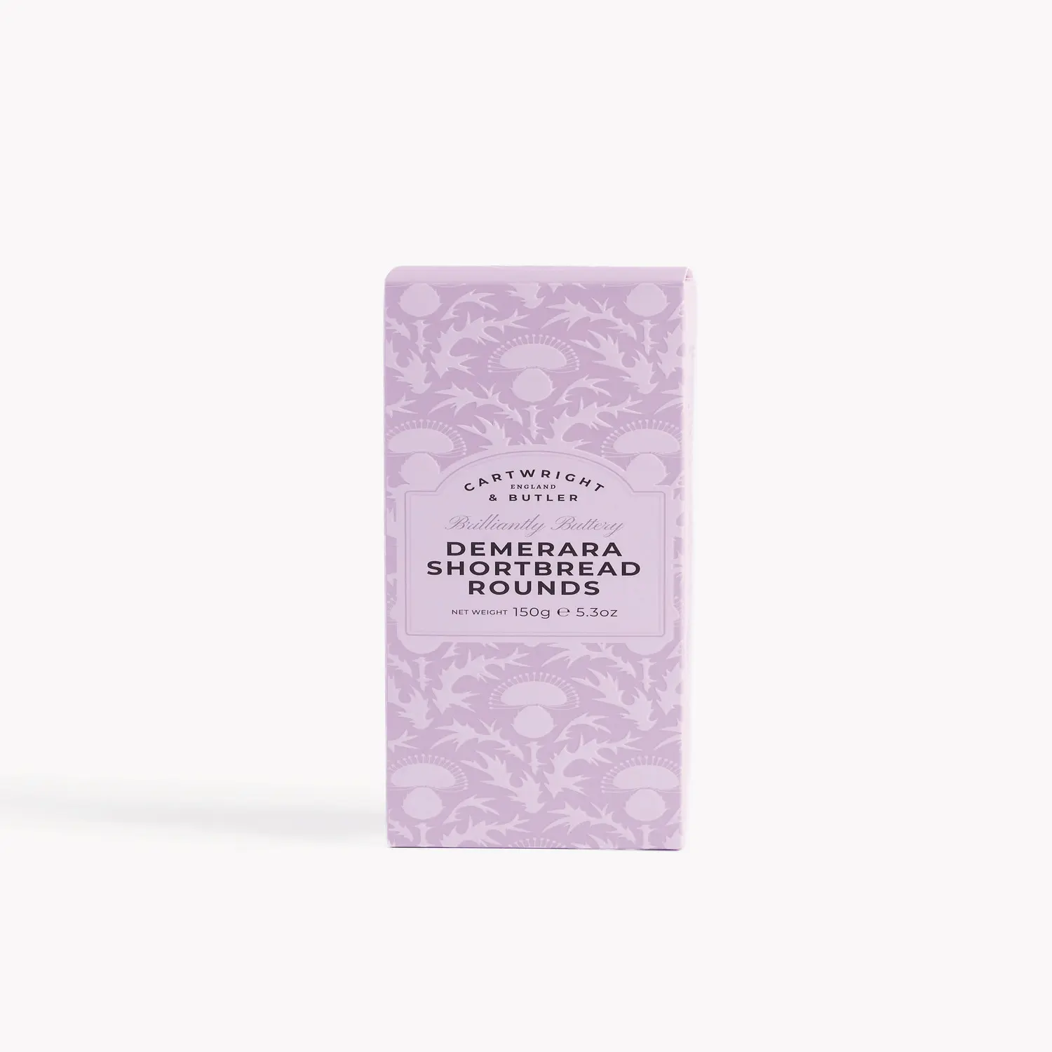 Cartwright & Butler Máslové sušenky Demerara v krabičce, 150 g 4722