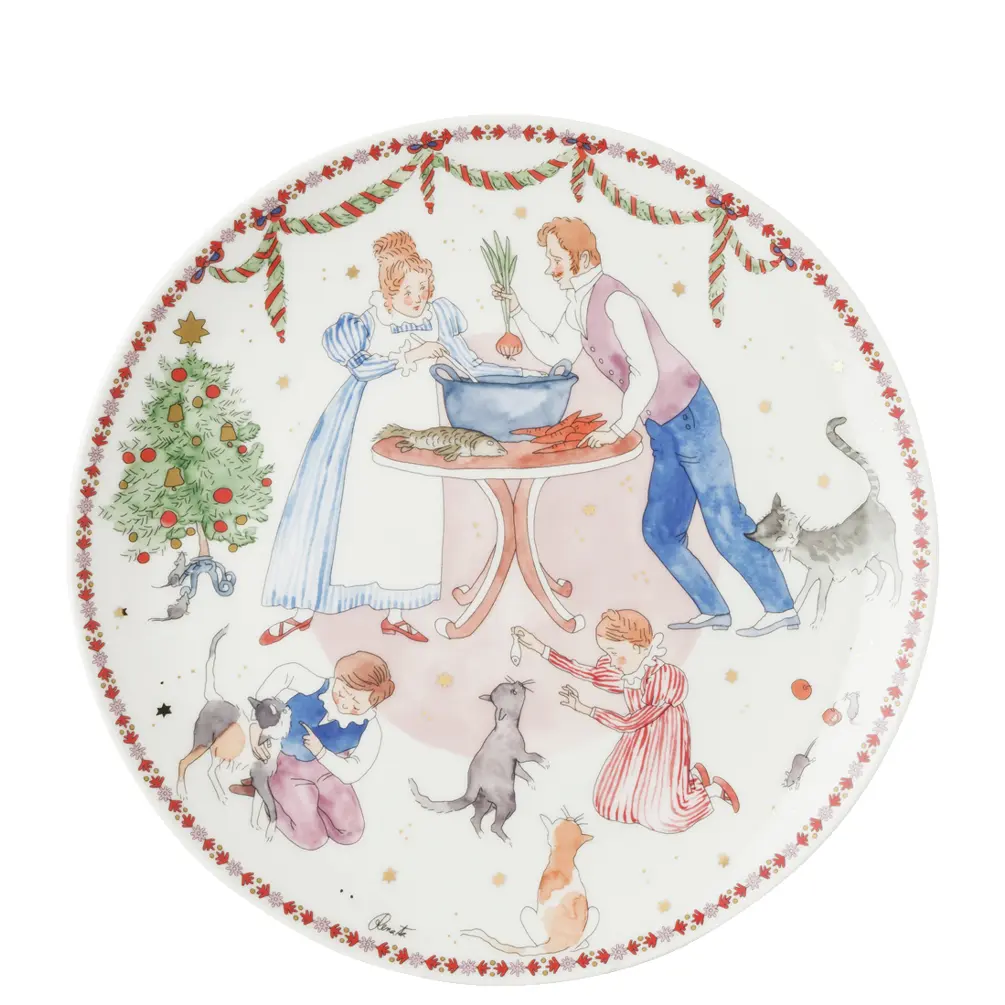 Rosenthal Vánoční talíř, Vánoční hostina, Ø 23 cm 02476-727522-10862