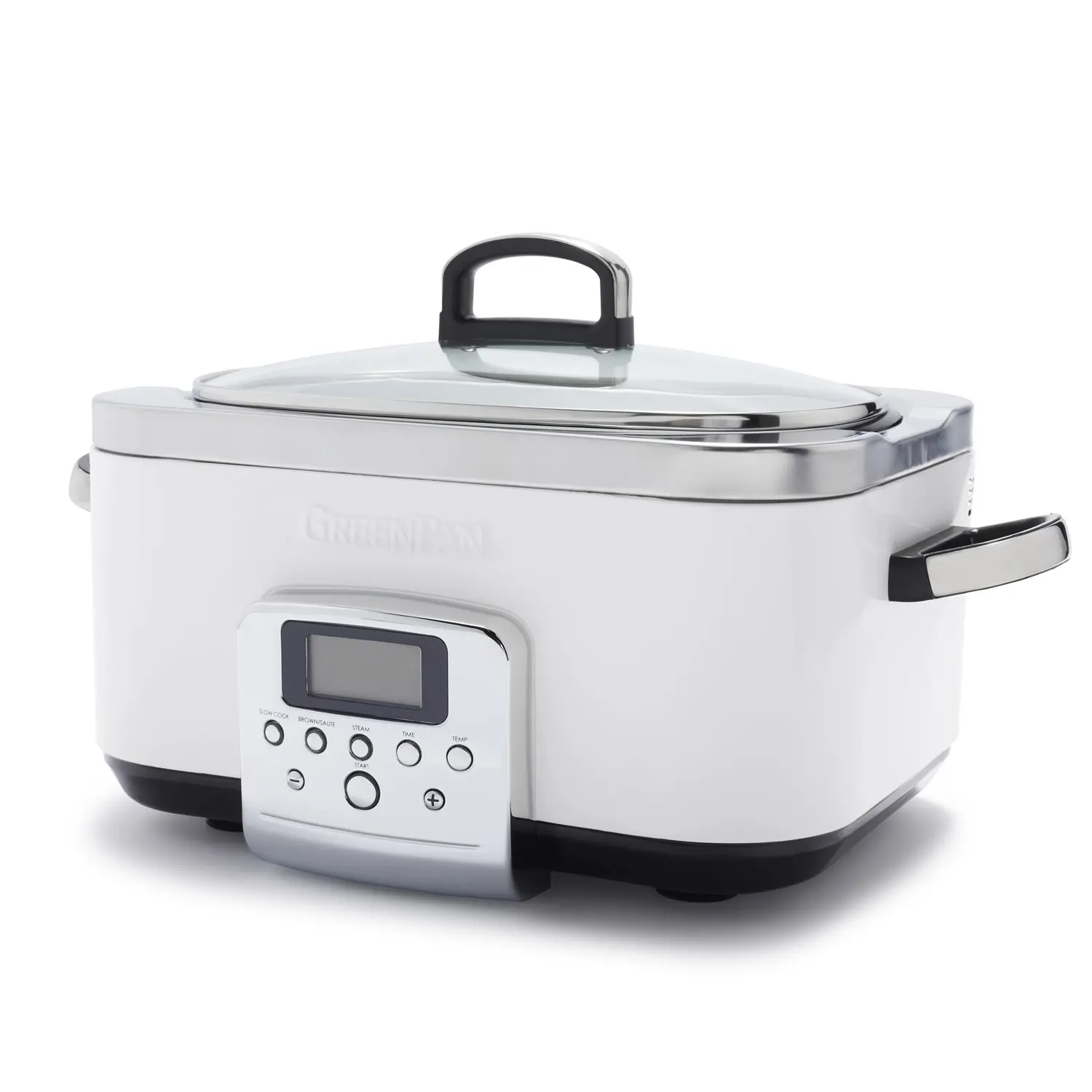 GreenPan Elektrický pomalý hrnec s keramickým nepřilnavým povrchem, 6 l, krémová CC005313-001