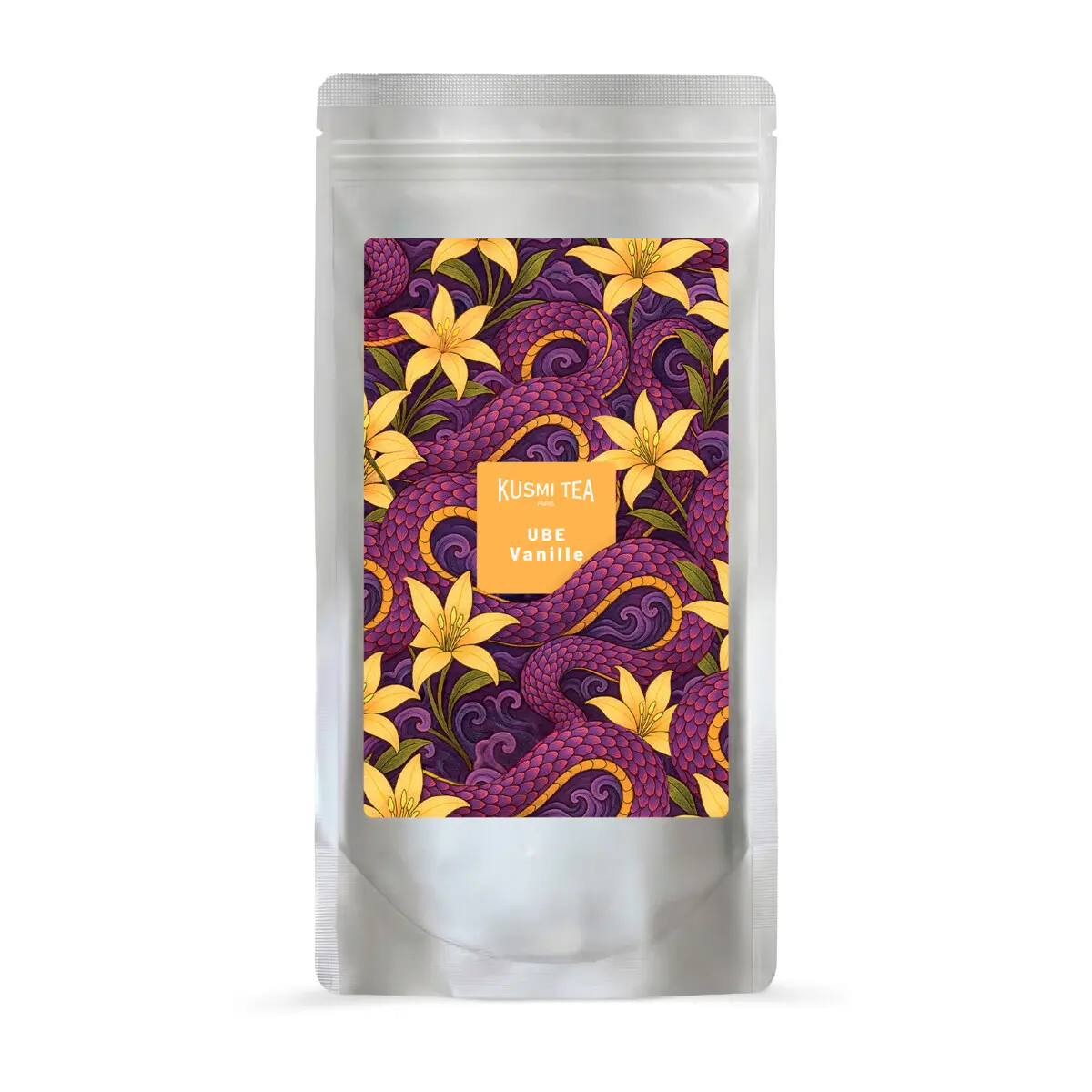 Kusmi Tea Ube prášek s vanilkovou příchutí, uzavíratelný sáček, bio, 100 g 21365A1050