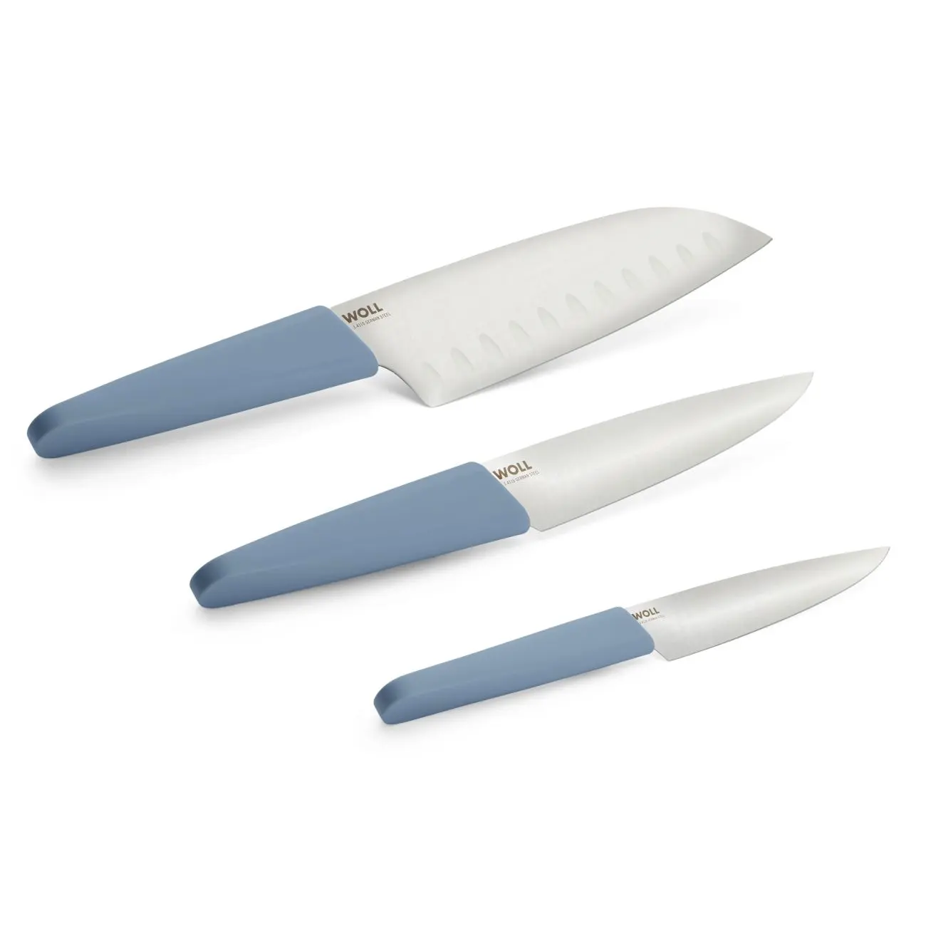 Woll Sada nožů 3 ks, 12, 16 a 18 cm, modrá 887413 HB 00