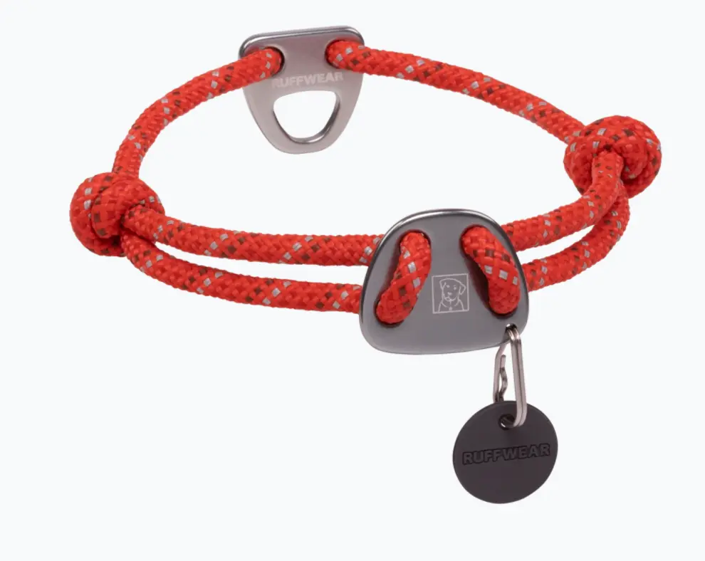Ruffwear Knot-a-Collar™ Obojek pro psy Červená Univerzální 20-26"