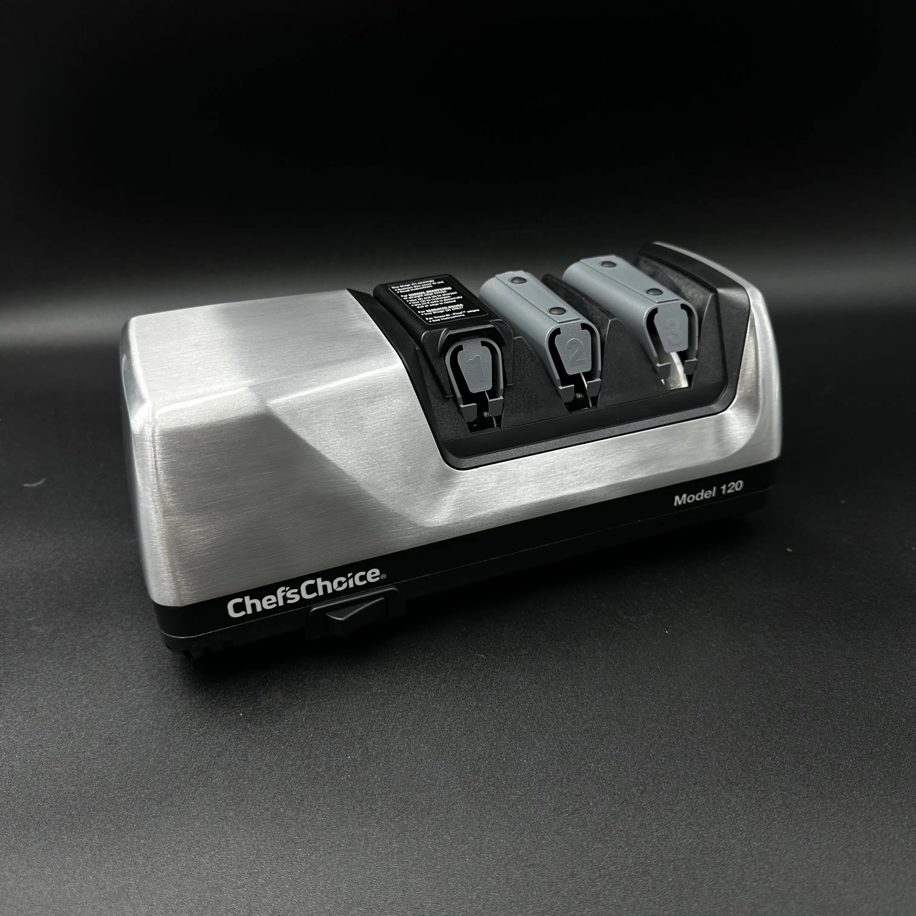 ChefsChoice elektrická bruska na nože 3-stupňová M120 - Metalíza