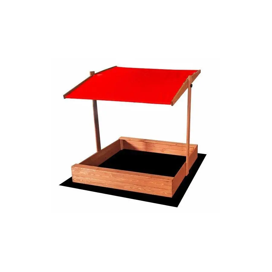 Impregnované pískoviště se stříškou s UV filtrem - 120x120 cm