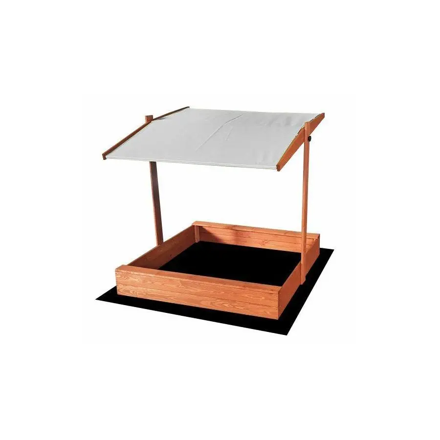 Impregnované pískoviště se stříškou s UV filtrem - 120x120 cm