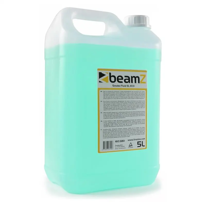 Beamz mlžná tekutina, 5l, ECO mlhový olej, zelená barva