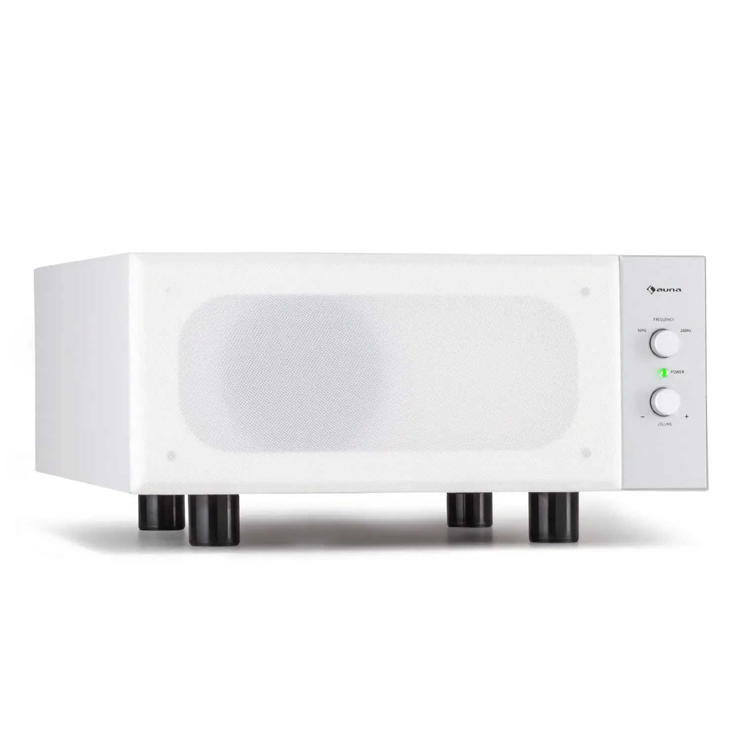 Auna Line 501 Slim, subwoofer, bassreflex, aktivní, 80 W RMS, 50 - 100 Hz, 4 Ohm