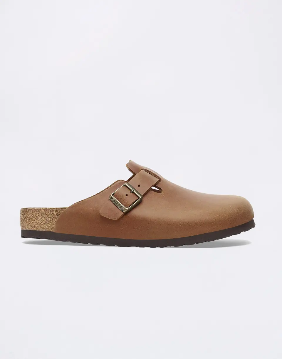 Birkenstock Boston Oiled Leather Cognac
