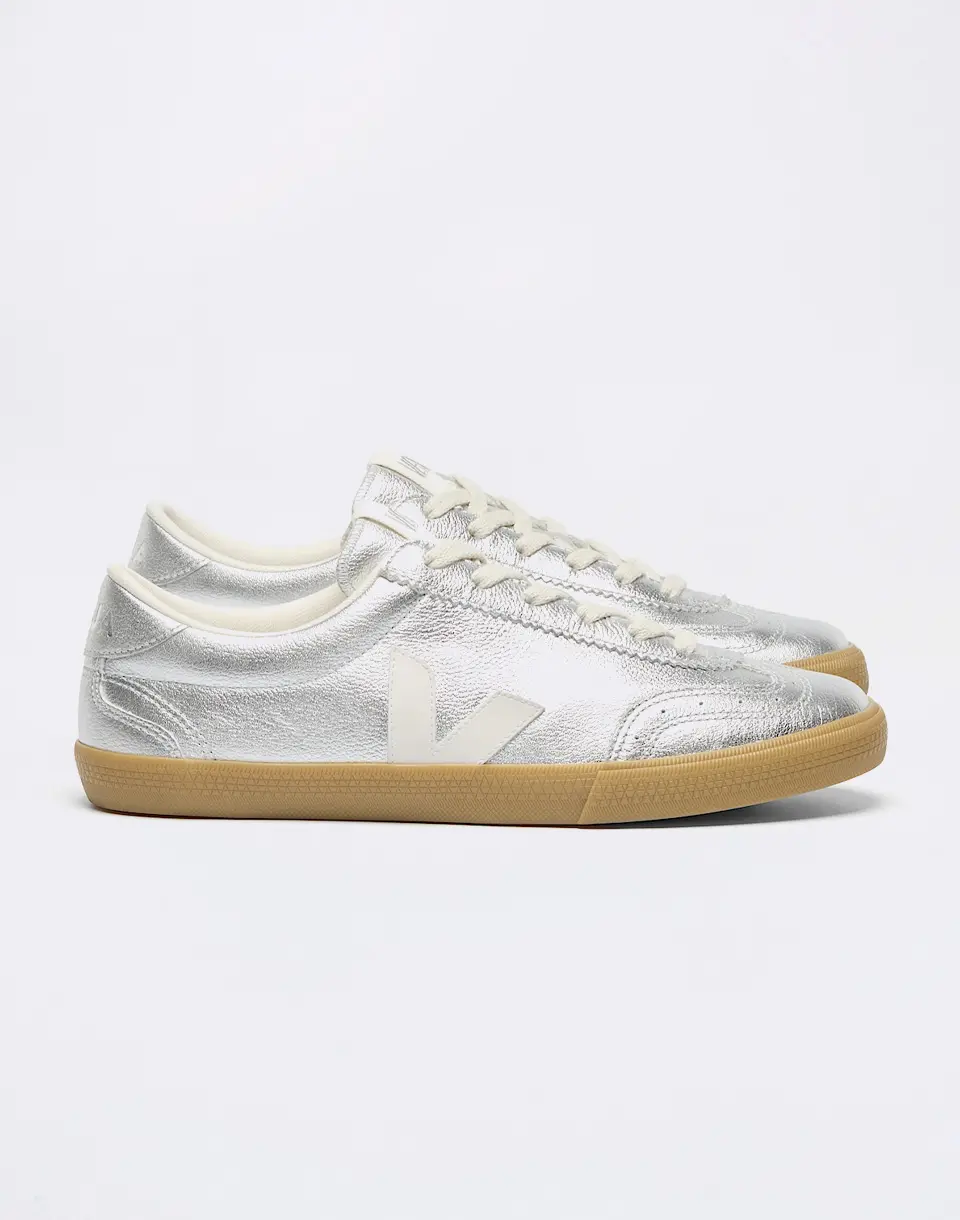 Veja W’ Volley O.T. Leather SILVER_WHITE_NAT