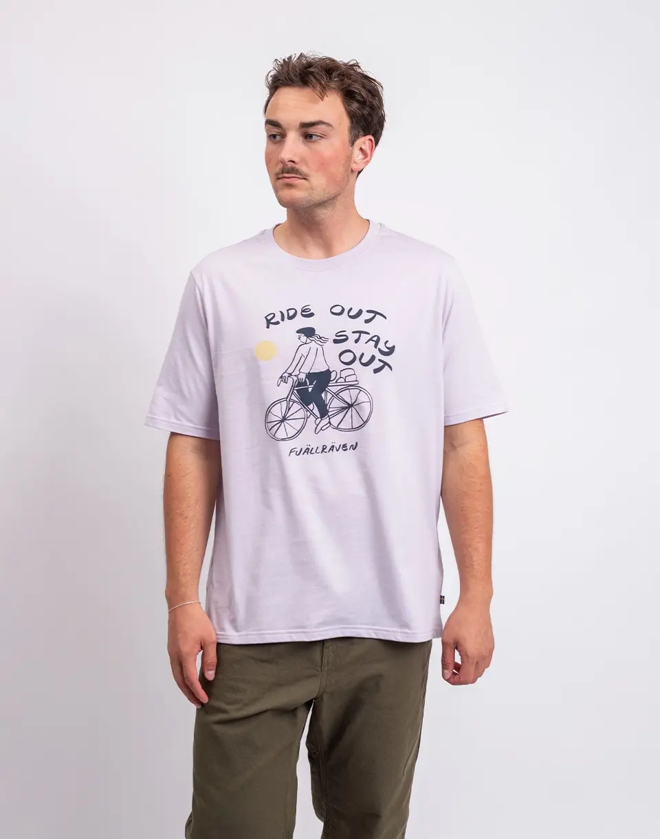 Tričko Fjällräven Hoja Iväg T-shirt M 452 Lavender Mist