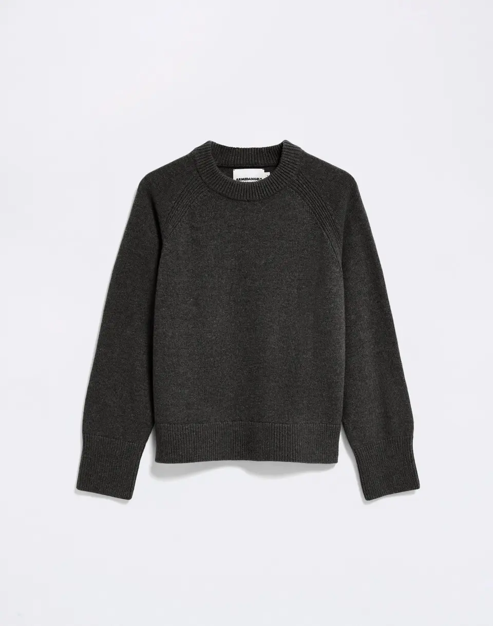 Armedangels Wool Knit Sweater 2874 steel melange