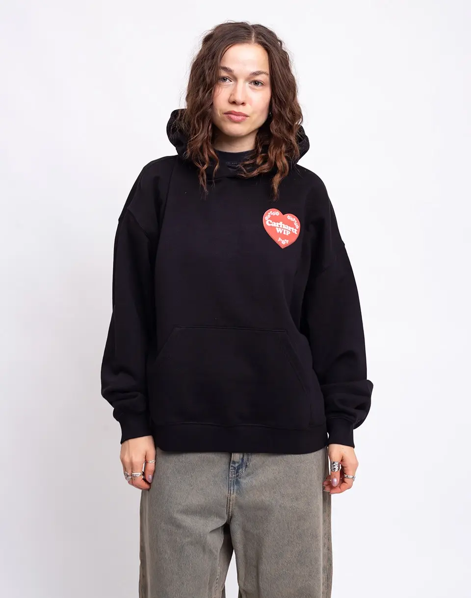 Carhartt WIP W' Hooded Hartt Case Sweat Black