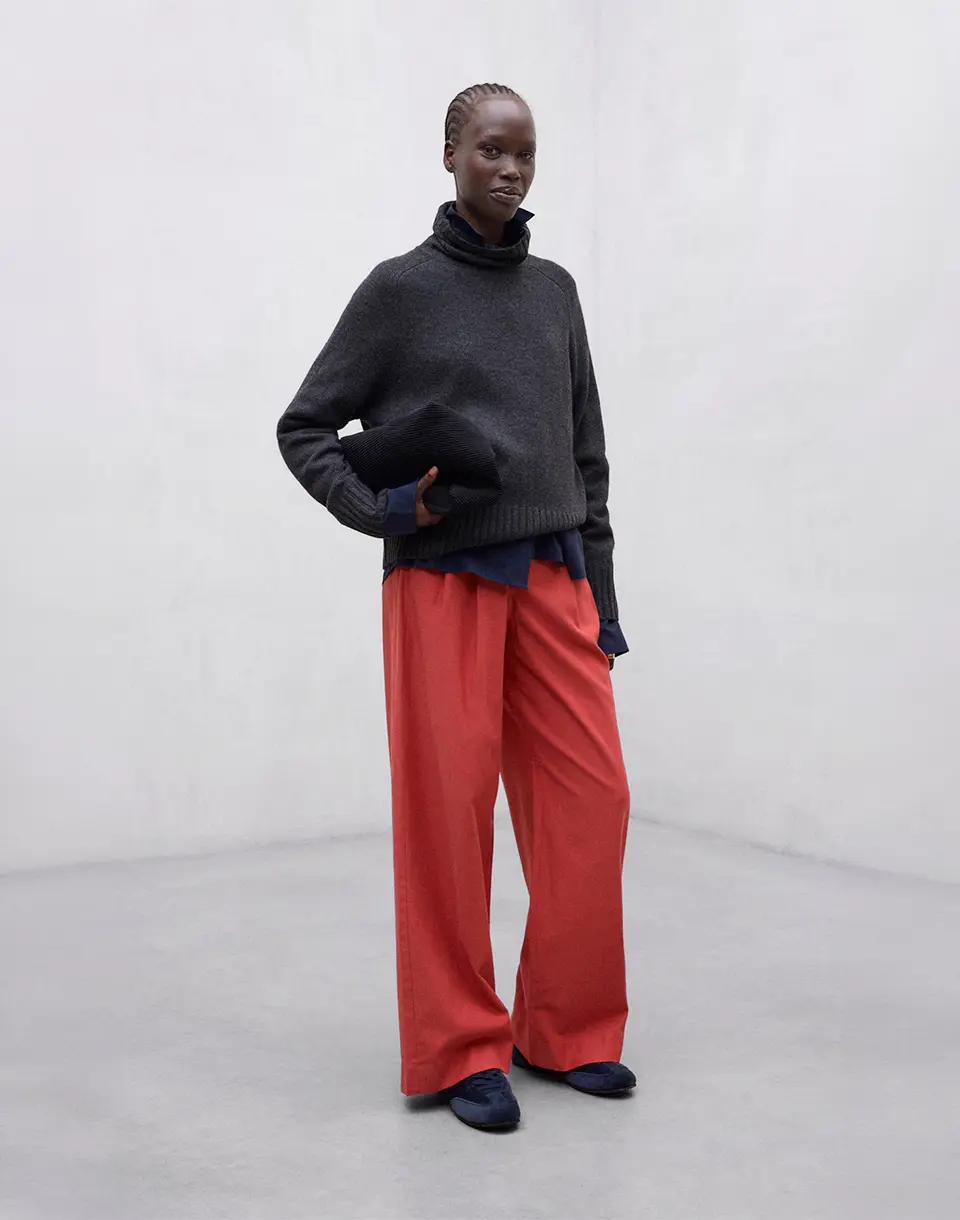 ECOALF Caqui Sweater Dark Grey Melange