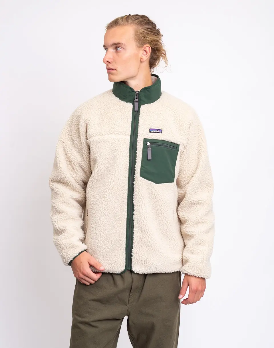 Patagonia M's Classic Retro-X Jacket Dark Natural w/Treeline Green XL