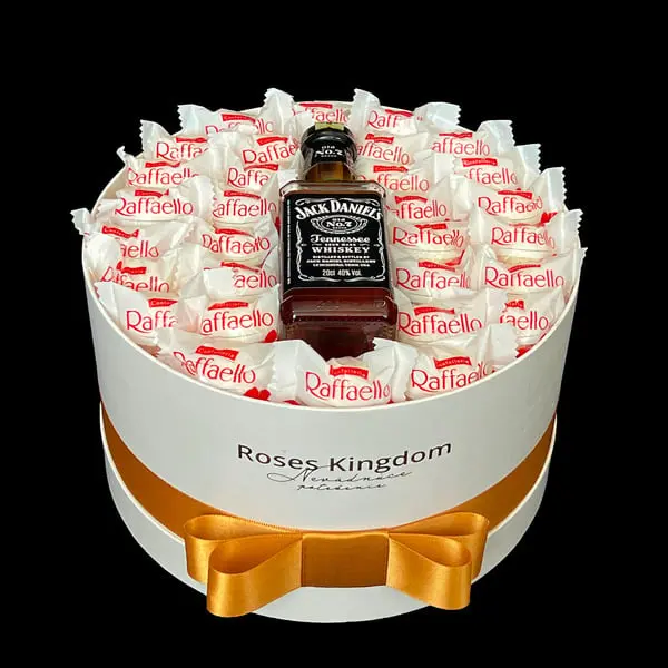 Dárkový box pro muže Premium Raffaello Jack Daniels