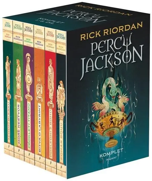 Percy Jackson - komplet (box) - Rick Riordan, Victo Ngai (ilustrátor)